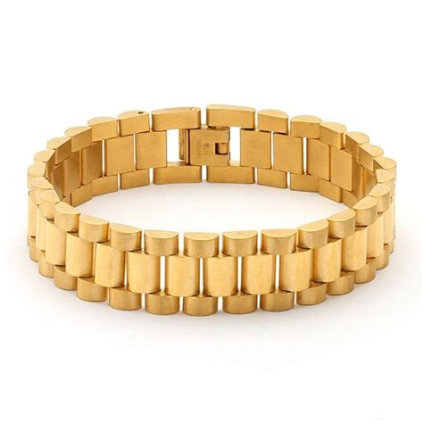 king ice 14k gold 10mm rolex link chain|10mm Rollie Watch Link Bracelet .